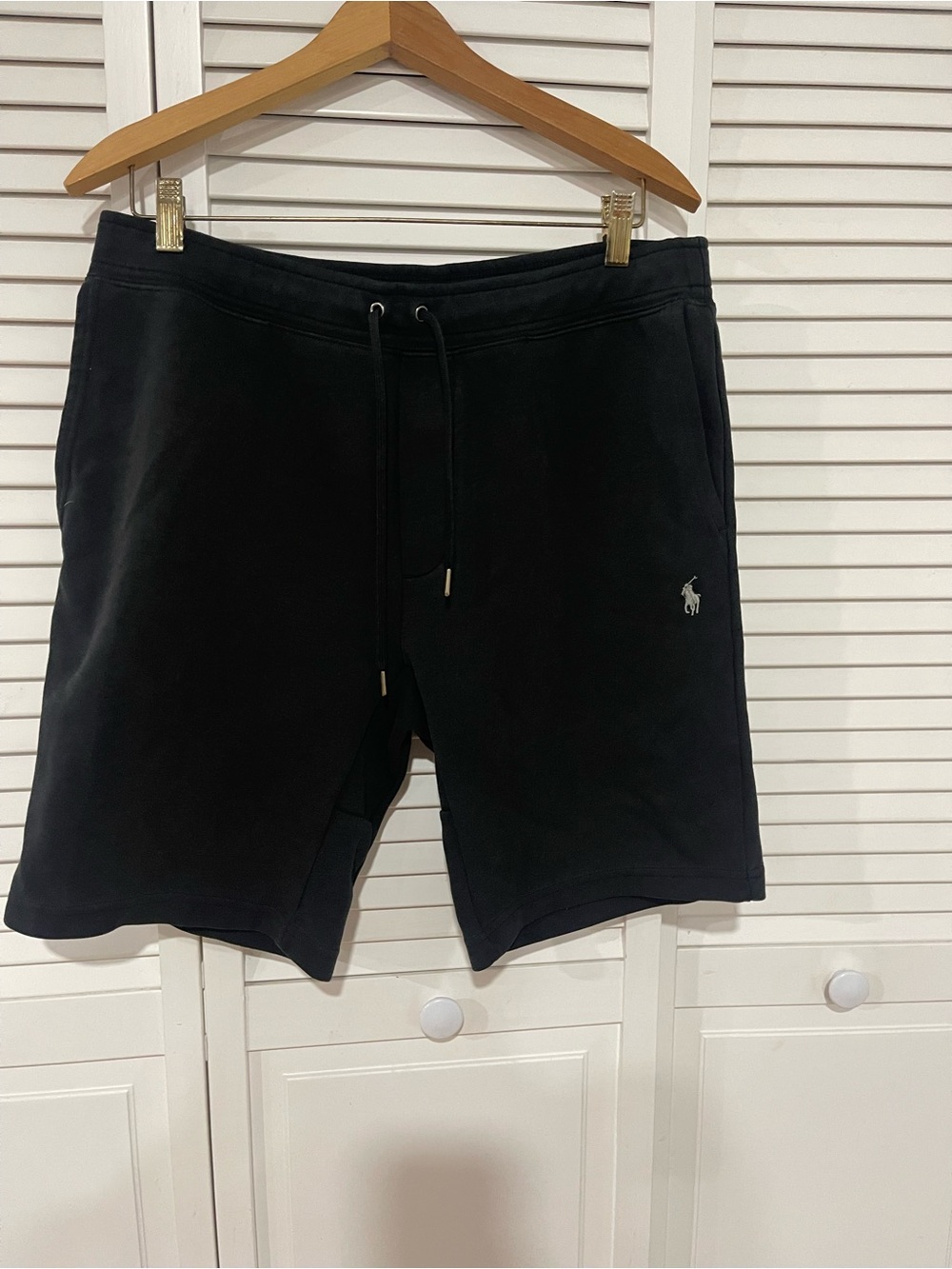 Ralph Lauren Black Men's Drawstring Athletic Shorts